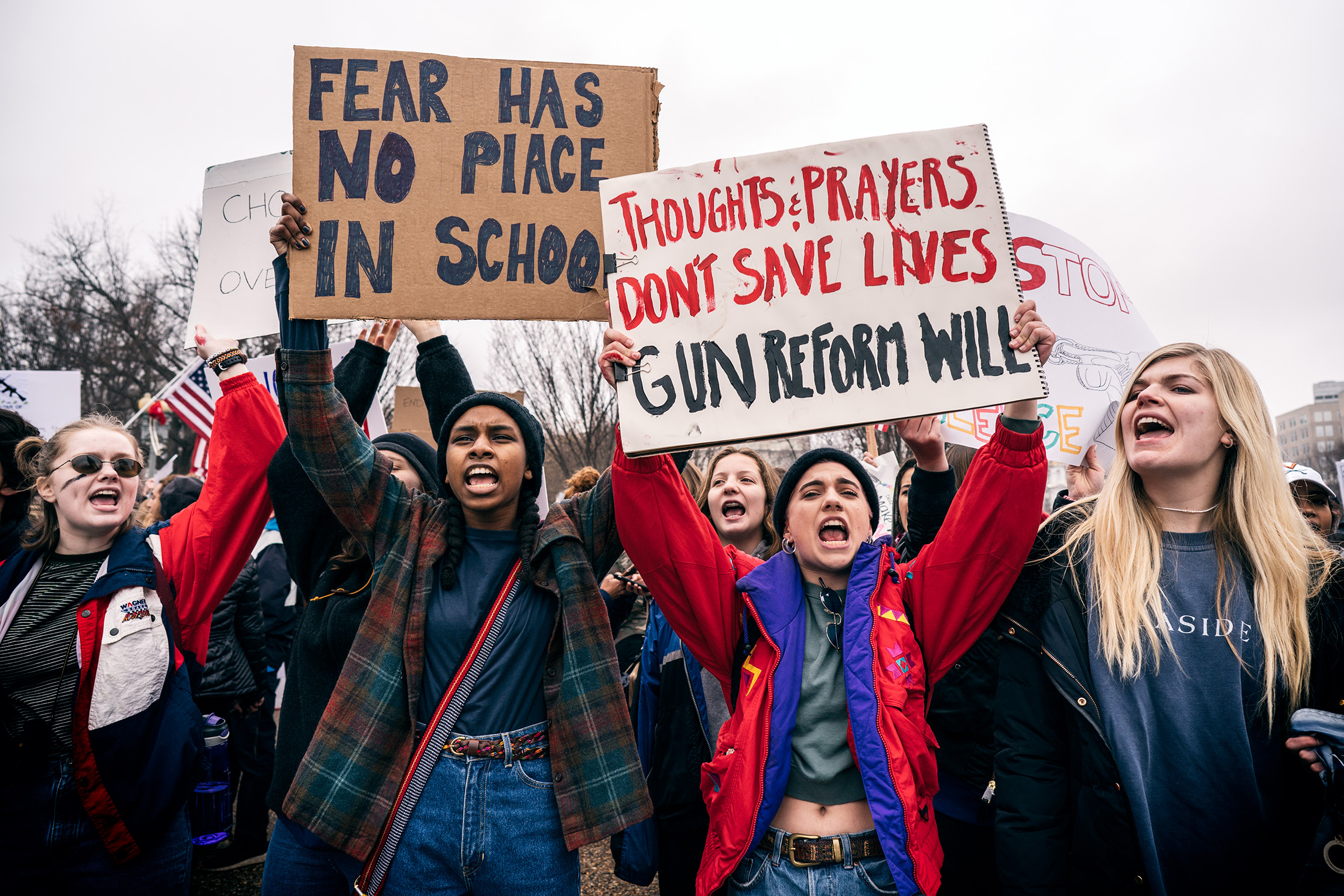 Gun reform student protest in DC