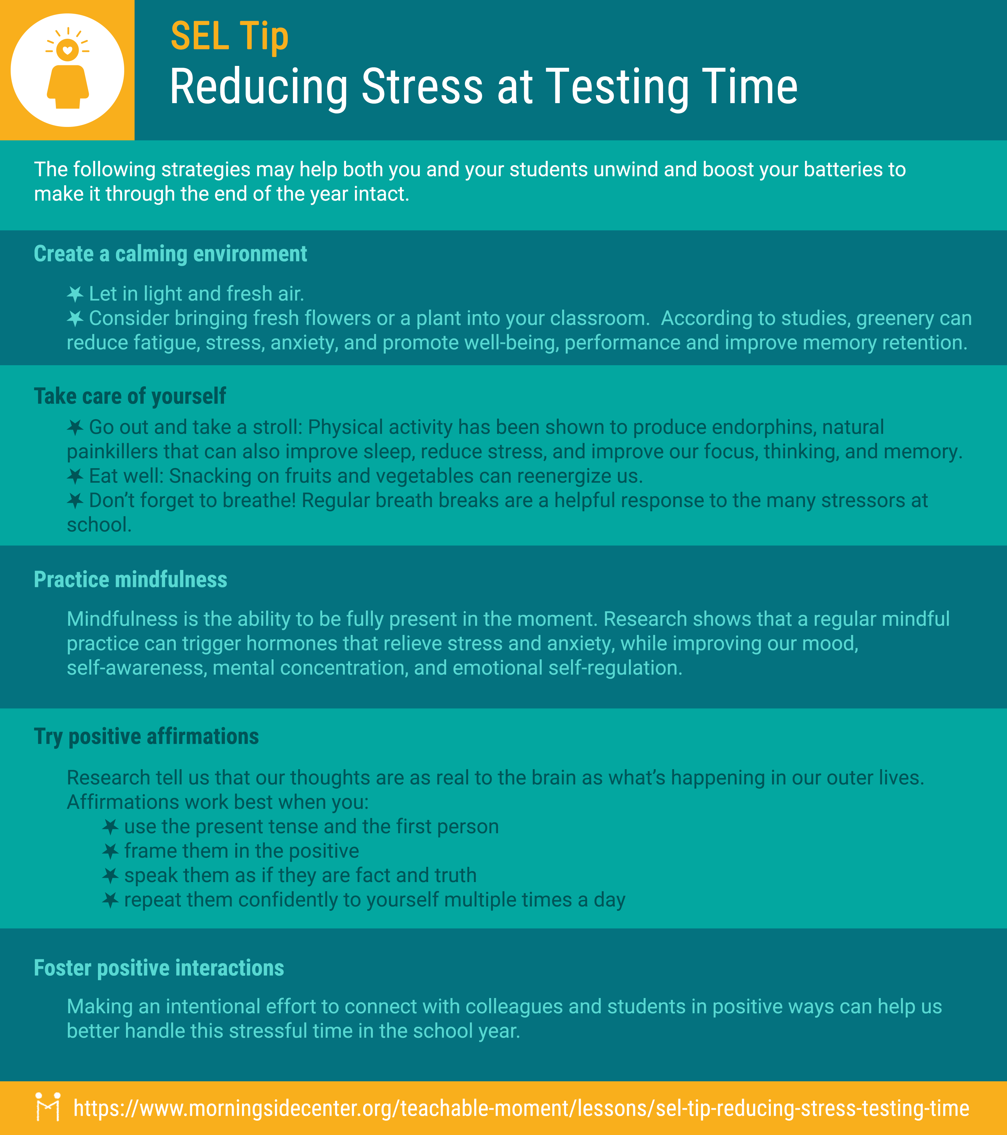 Reducing Stress Graphic
