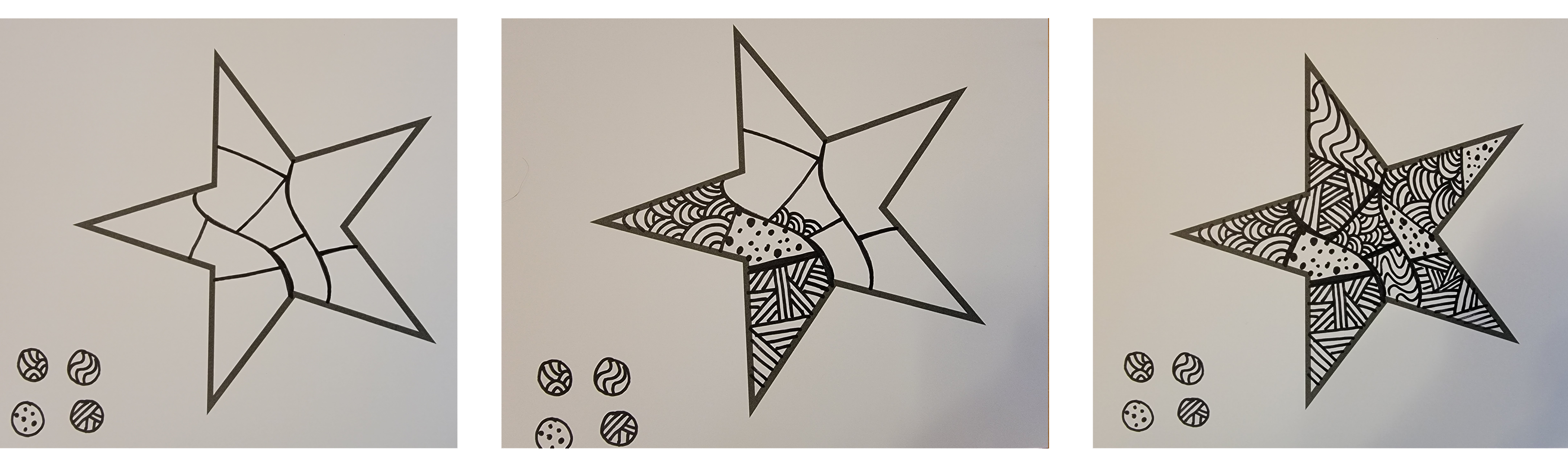 zen doodle stars