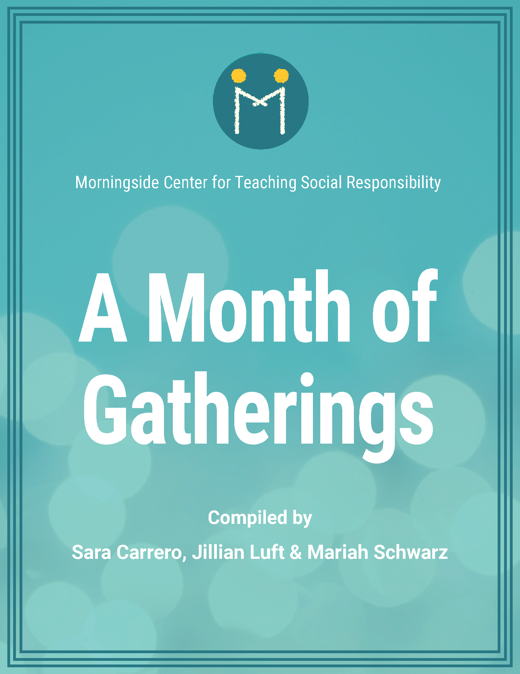 A Month of Gatherings cover
