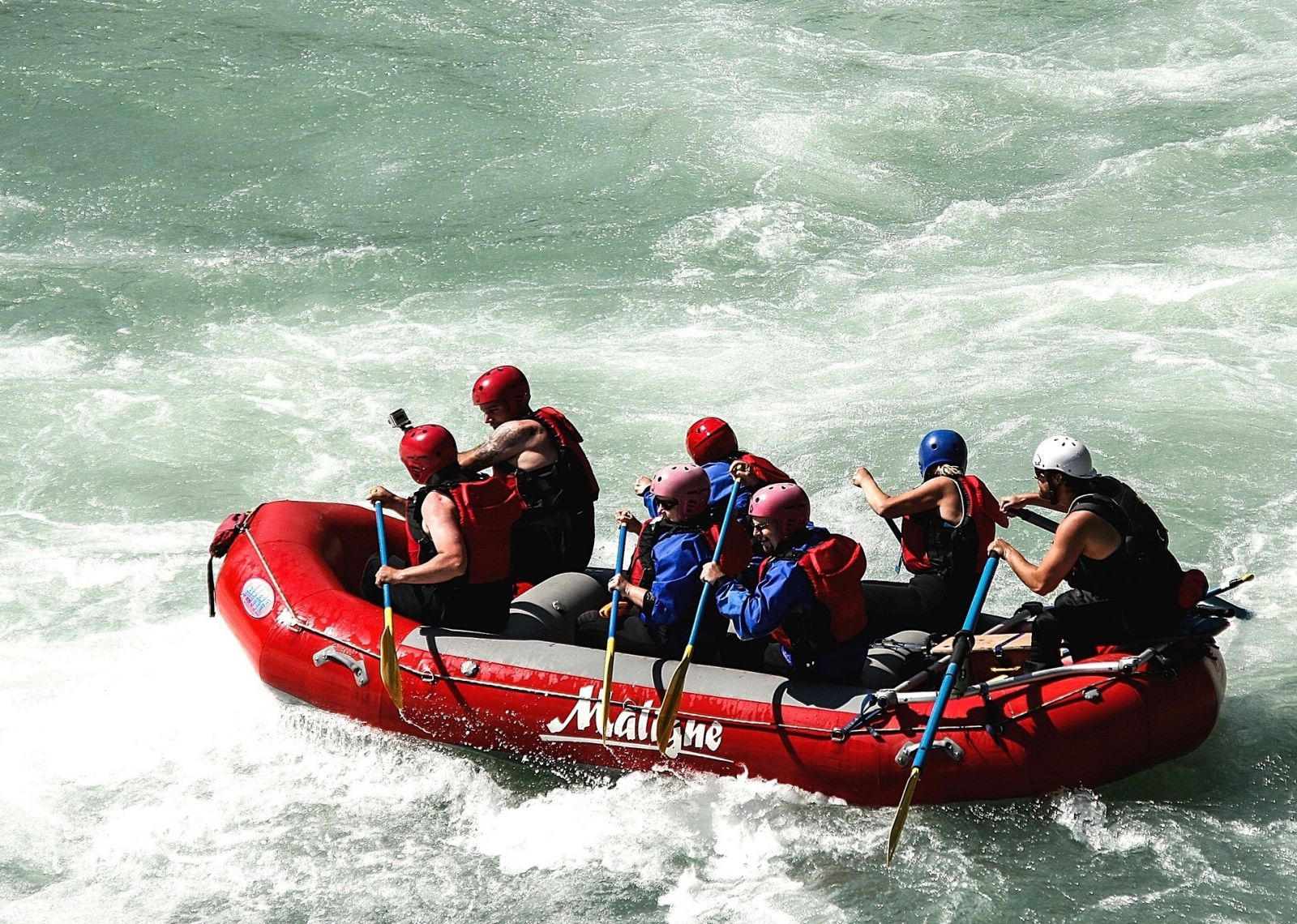 People in a boat