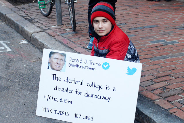 Electoral College protest