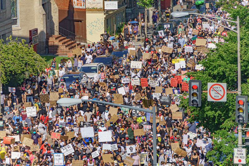 George Floyd BLM March by Ted Eytan