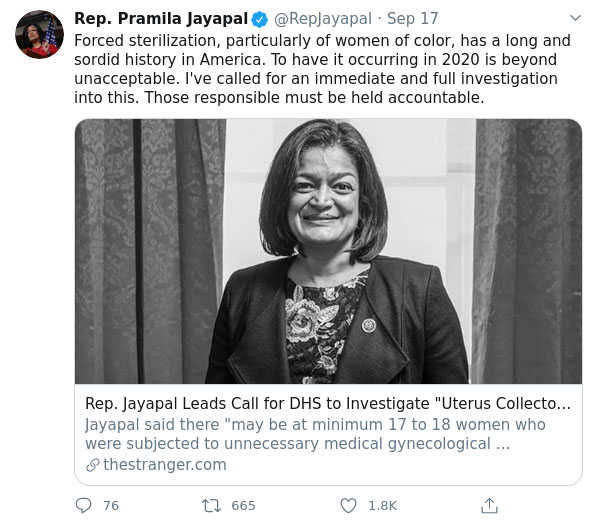Jayapal tweet