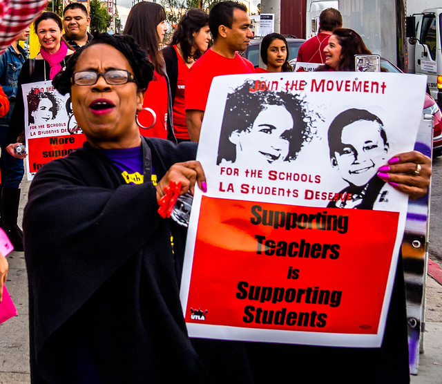 UTLA student march