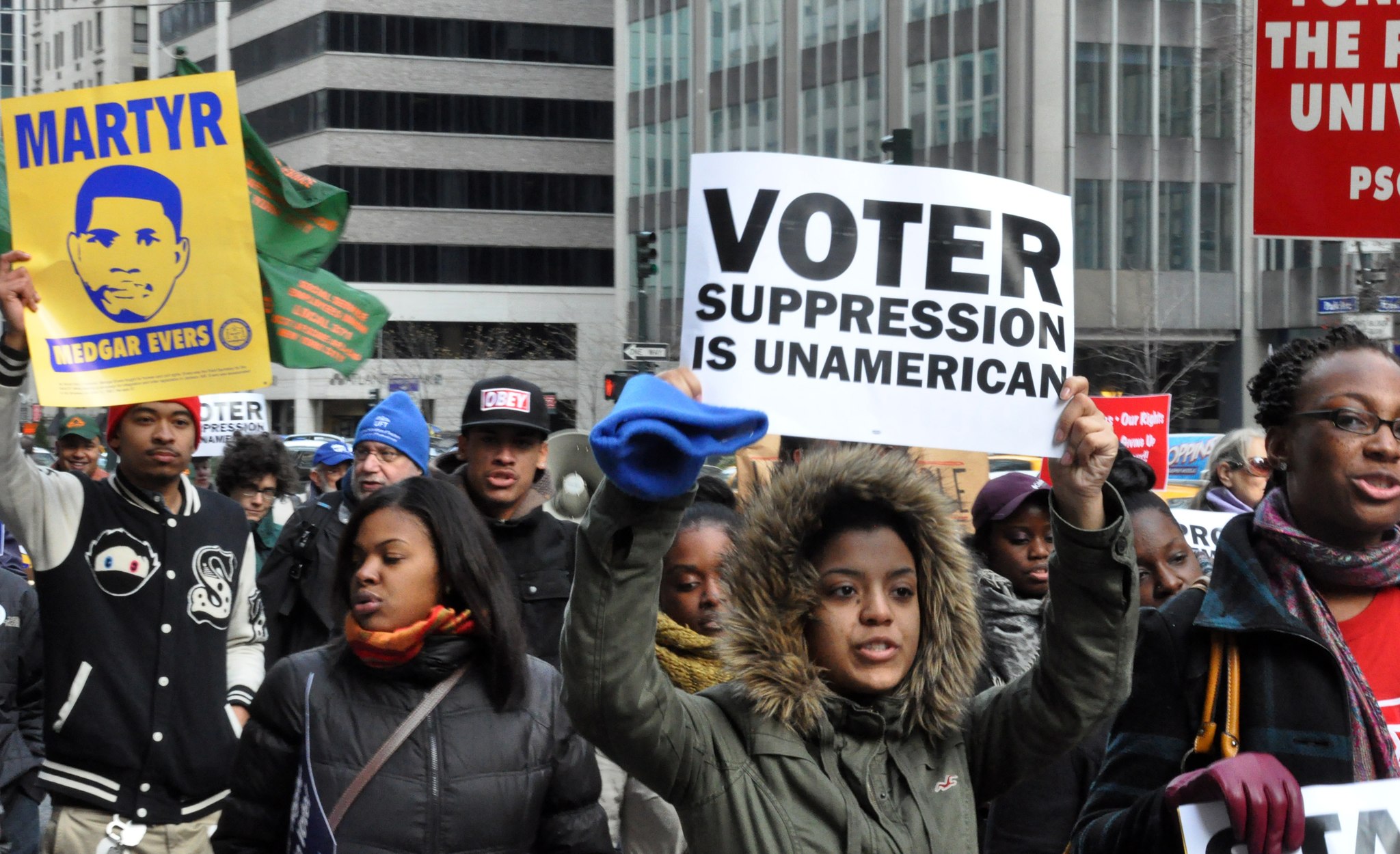 Voting Rights protest NYC