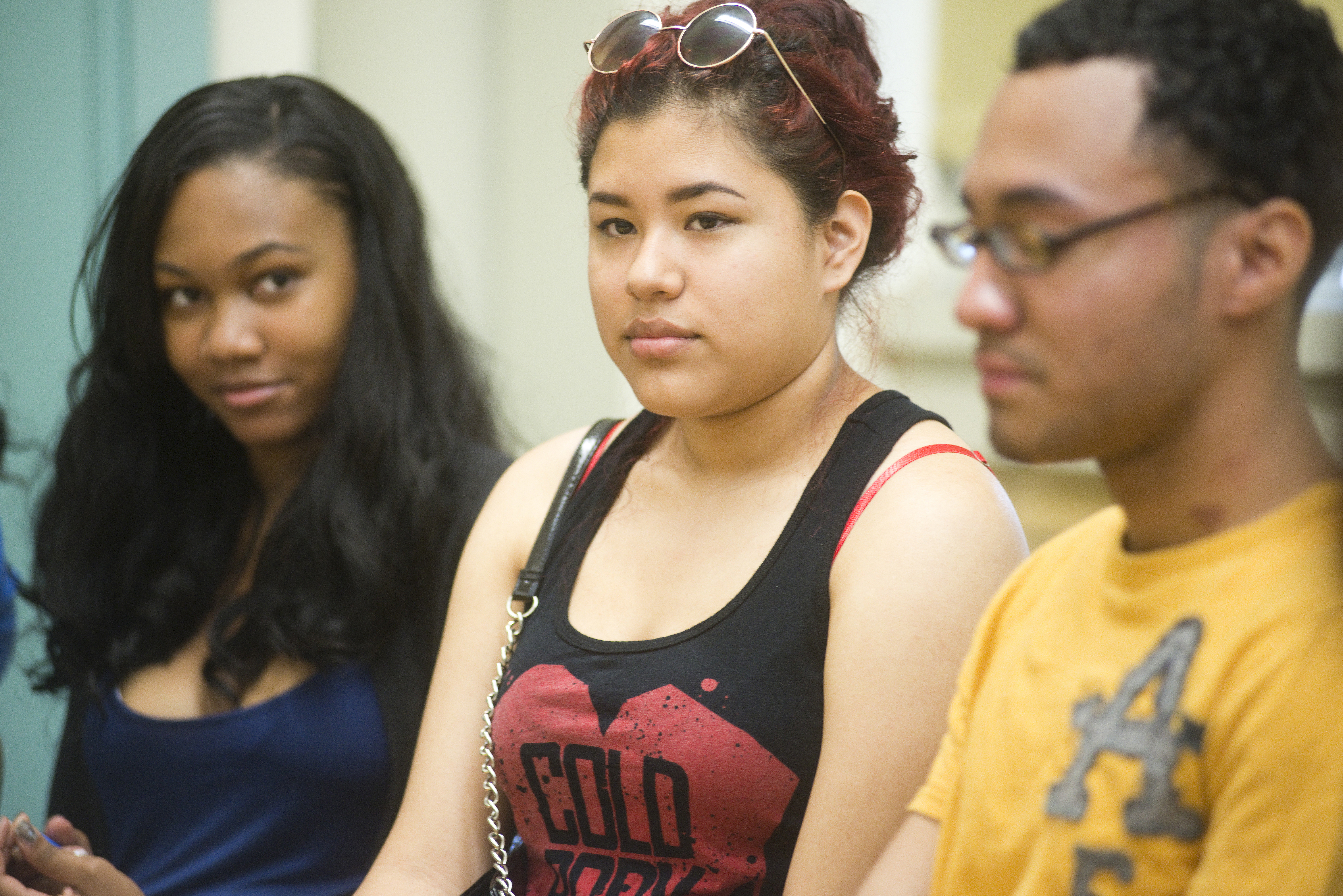 students in a circle