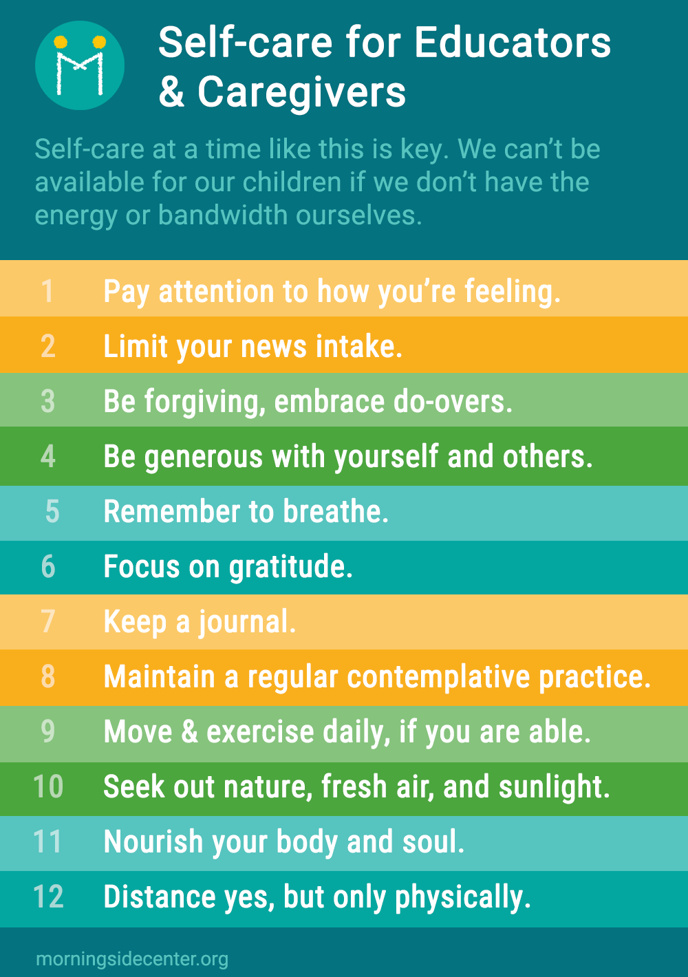 Self-care for Teachers, Self-care Strategies for Teachers